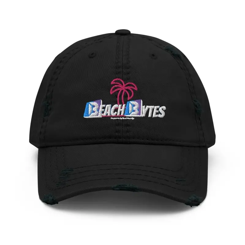 beach bytes palm tree hat