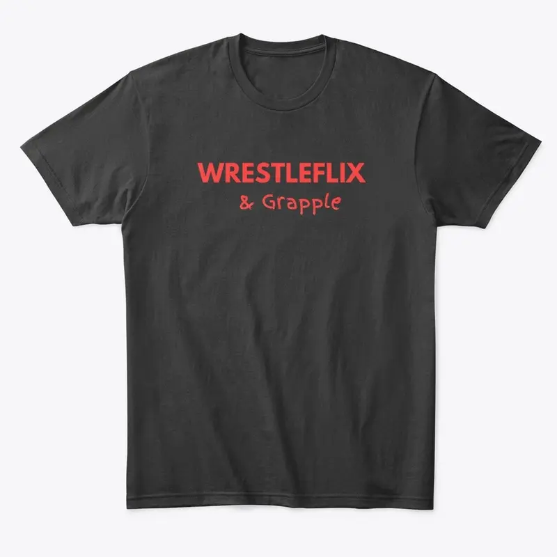 Wrestle Flix and Grapple black tee