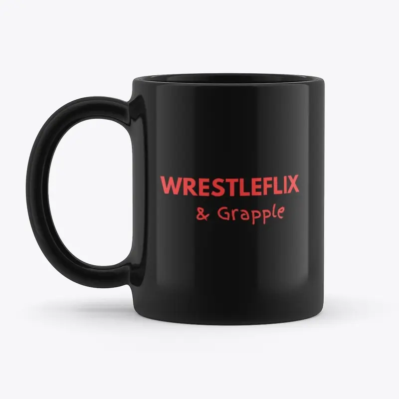 Wrestle Flix and Grapple black tee