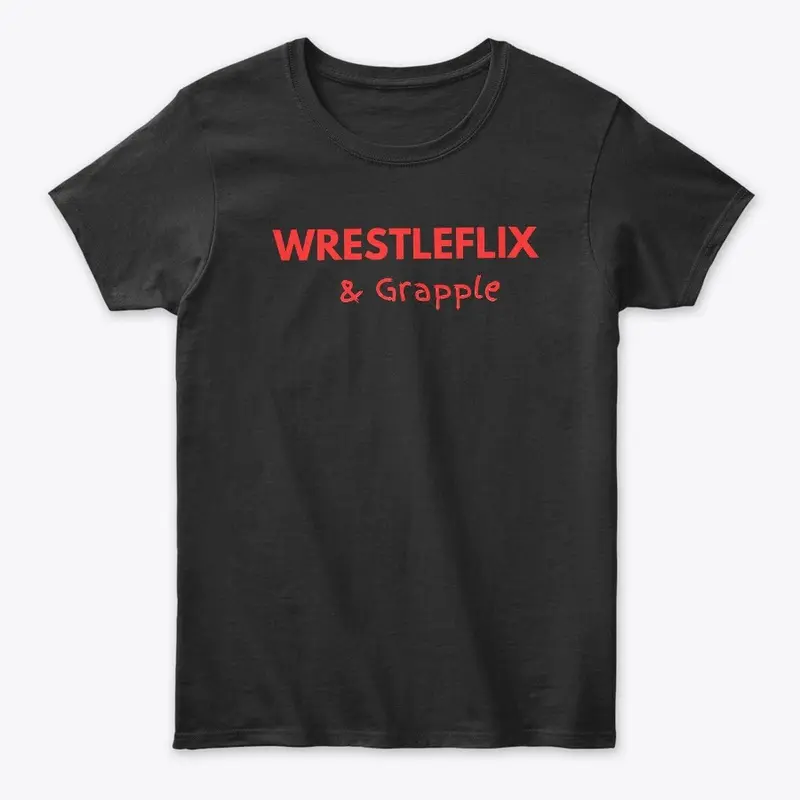 Wrestle Flix and Grapple black tee