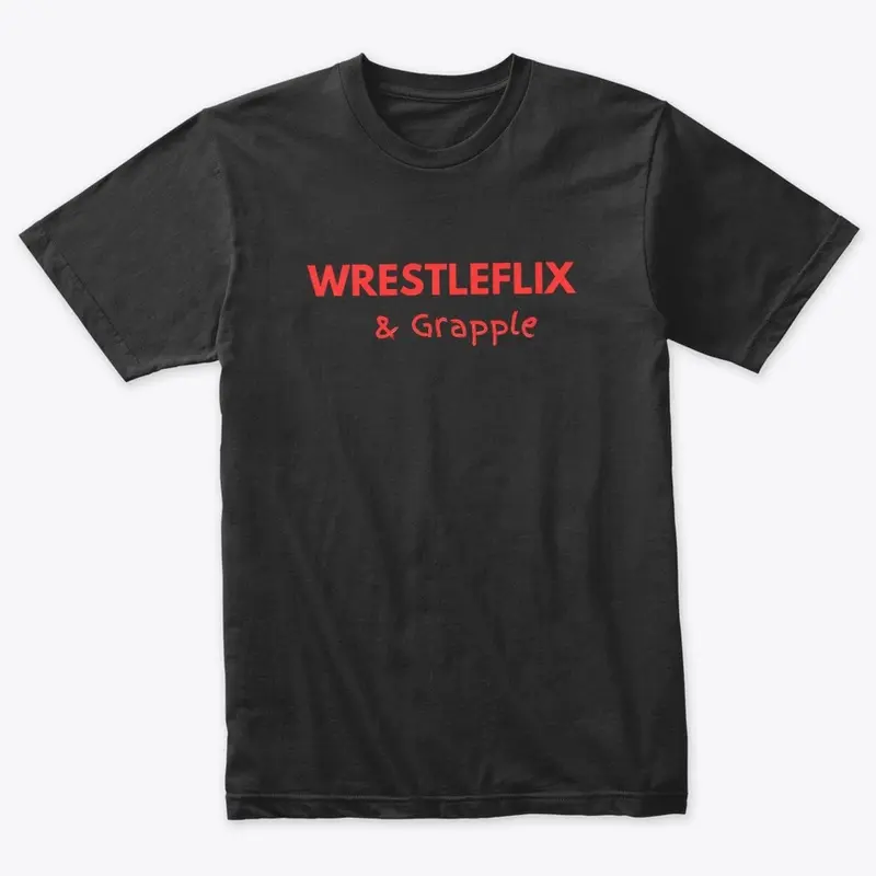 Wrestle Flix and Grapple black tee