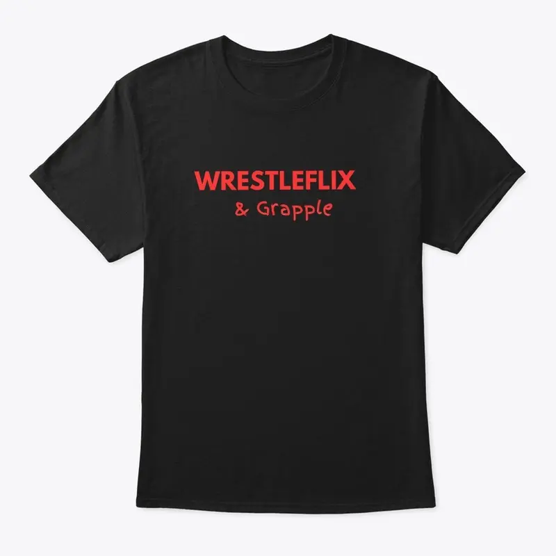 Wrestle Flix and Grapple black tee