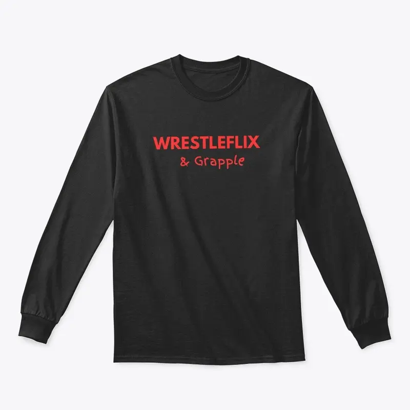 Wrestle Flix and Grapple black tee